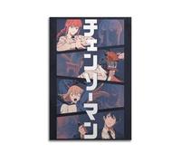 PZLWEFUN Poster décoratif sur toile avec inscription « Chainsaw Man Special Team » - Pour chambre à coucher - 20 x 30 cm