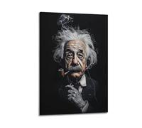 PZLWEFUN Poster décoratif sur toile d'Albert Einstein - Impression d'art moderne pour chambre à coucher - 30 x 45 cm
