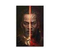 PZLWEFUN Poster décoratif sur toile « Path of Exile 2 » - Un guerrier - Impression d'art moderne pour chambre à coucher - 40 x 60 cm