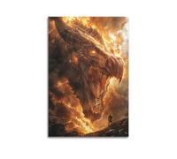 PZLWEFUN Poster du film The Hobbit - Impression sur toile - Décoration murale moderne pour chambre à coucher - 50 x 75 cm