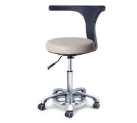 PZOFERLIN Chaises Tabourets médicaux Tabouret d'assistant Dentaire réglable en Hauteur, pivotant en Cuir PU, capacité de 200 kg, Chaise de Salon médical(C3)