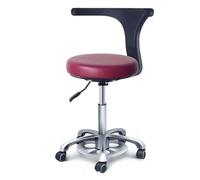 PZOFERLIN Chaises Tabourets médicaux Tabouret d'assistant Dentaire réglable en Hauteur, pivotant en Cuir PU, capacité de 200 kg, Chaise de Salon médical(C2)