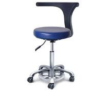 PZOFERLIN Chaises Tabourets médicaux Tabouret d'assistant Dentaire réglable en Hauteur, pivotant en Cuir PU, capacité de 200 kg, Chaise de Salon médical(C1)
