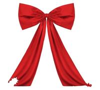 PZOFERLIN Décoration en Forme de nœud Grand nœud décoratif Multicolore for noël, Anniversaire, fête de Mariage, Toile de Fond, tenture Murale(Red)