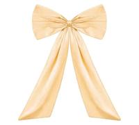 PZOFERLIN Décoration en Forme de nœud Grand nœud décoratif Multicolore for noël, Anniversaire, fête de Mariage, Toile de Fond, tenture Murale(Champagne)
