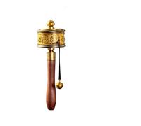 PZOFERLIN Moulin à prières Bouddhiste Moulin à prières tibétain en Laiton avec Inscriptions de culte de Bouddha et vérité à Six caractères 11 Ensembles