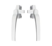 PZOFERLIN Serrures pour portes et fenêtres Window Lock Handle Aluminum Alloy Type 38 Casement Universal Left Right Hand Multicolor(White)