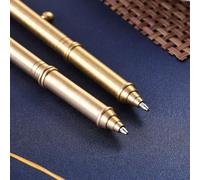 PZOFERLIN Stylo à bille, stylo à encre neutre Stylo à bille, roller et encre gel à verrou en laiton(2 piece)