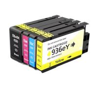 PZPSEQGM 1 Jeu de Cartouches d'encre Couleur 936 937 938e, Compatible avec Officejet Pro 4S6X3A 4S6X0A 9110b 9120 9130 9720 9730(936 4Color 1set)