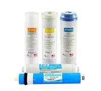 PZPSEQGM 100 GPD RO Ro Membrane Water Filtre Cartouche Compatible avec l'osmose Inverse Système de purificateur d'eau Domestique Compatible avec Les filtres à Osmose Standard
