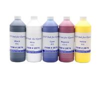 PZPSEQGM 1000 ML de l'encre DTF Compatible avec Le Transfert de Chaleur du Film de Transfert Direct Compatible avec i3200 P800 L1800 1390 L800 L805 1430 3880 Pet Film Standard Quality(1000ML - White)