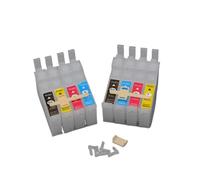 PZPSEQGM 16xl 220xl CISS CARTRIDE Ink Pas DE Chip Compatible avec Select WF Series Printers, y Compris WF2650 WF2660 WF2750 WF2760 WF2010 WF2110 WF2510 WF2520 WF2530 WF2540 WF2630(KYMC)