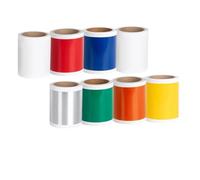 PZPSEQGM 2 Rouleaux étiquettes de Couleur Auto-adhésive SL-S112N SL-S113N compatibles avec Max CPM-100G3C CPM-100HG3C CPM-100HG5 100G5 CPM-100HG5C(2rollSL-S118N Orange)