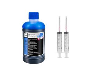 PZPSEQGM 250 ML Kit de Recharge de Colorant à Encre Universel Compatible avec la Cartouche d'imprimante 301 302 304 305 664 CISS ECLTANK 104(1 Blue)
