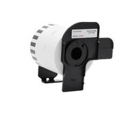 PZPSEQGM 3/6 Roll DK-22251 22251 62 mm × 15,24m Black Rouge continu en Papier Thermique Compatible avec QL-800 QL-810W QL-820NWB et modèles similaires(6 Rolls)