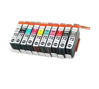 PZPSEQGM 72 PGI 72 PGI-72 PGI72 CARTRIDE À L'ENK Compatible avec DE L'INK IMPLIERS PRO-10 PRO-10 PRO-10S(Chroma Optimizer)