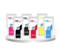 PZPSEQGM 746 CARTRIE À L'ENK Compatible 300 ML Compatible avec DESIGNJET Z6 Z9 Plus Imprimante avec Encre pigmentaire et Prix d'usine à Puce Stable(HP747 -G- 300ML)