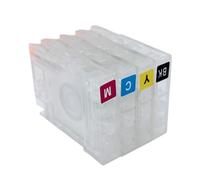 PZPSEQGM Cartouche à Encre 4pc Ensemble Compatible avec DesignJet T120 T520 T125 T130 T525 T530 PLOTERTERS Compatible avec 711 711XL 711 CISS no Chip