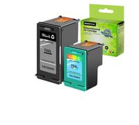 PZPSEQGM Cartouche à Encre Compatible Couleur Noire Compatible avec 74 XL 75 XL Fonctionne avec OfficeJet J5740 J5750 J5780 J5785 et Photosmart C4200 C4205 C4210(1 Black 1 Color)