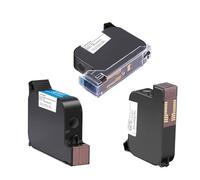PZPSEQGM Cartouche à Encre d'adhésion à Sec Rapide Compatible Compatible avec Les imprimantes à Jet d'encre Modèle 2588 2580 JS12 JS10 Type Universel Non crypté(HD Black Ink)
