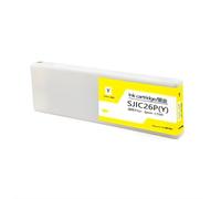 PZPSEQGM Cartouche à Encre pigmentaire SJIC26P 300 ML Compatible avec Colorworks C7500 de l'imprimante de l'étiquette TM-C7500(Yellow)