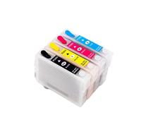 PZPSEQGM Cartouche à Encre Rechargeable 604 T604XL 604XL Compatible avec XP-2200 XP-2205 XP-3200 XP-3205 XP-4200 XP-4205 WF-2910DWF WF-2950 Prime à Arc imprimeurs Inclus(4 Refillable-Full)