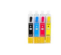 PZPSEQGM Cartouche à Encre Rechargeable 604 T604XL 604XL Compatible avec XP-2200 XP-2205 XP-3200 XP-3205 XP-4200 XP-4205 WF-2910DWF WF-2950 Prime à Arc imprimeurs Inclus(4 Refillable -Empty)