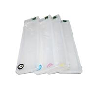 PZPSEQGM Cartouche à Encre Rechargeable ESL3 avec Puce de réinitialisation 440 ML Vide Compatible avec la Cartouche d'imprimante Compatible Roland BN20 Soljet Pro II SP1(BK C M Y)
