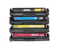PZPSEQGM Cartouche de Toner Compatible 4 Couleurs Compatible avec 205A CF530A Fonctionne avec l'imprimante Pro M154A M154NW MFP M180N M181FW avec Puce(205A-YEllow)