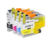 PZPSEQGM Cartouche d'encre 426XL 426 XL, Compatible avec Les imprimantes MFCJ4335DW MFCJ4340DW MFCJ4535DW MFCJ4540DW, Remplacement Compatible avec LC426 LC426XL(4pcs-1SET)