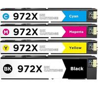 PZPSEQGM Cartouche d'encre 972 972X Compatible Compatible avec imprimantes 352DW P55250dw P57750dw 477dn 477dw 552dw 577dw 577z, numéro de pièce de Rechange 972 972X
