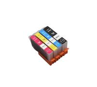 PZPSEQGM Cartouche d'encre à rendement 364XL, 1 Paquet, Compatible avec Photosmart 5520 5524 6510 6520 7510 B109 B110 B209 B210 C309 C310 C410, Remplacement Compatible avec 364(4 PCS BK)