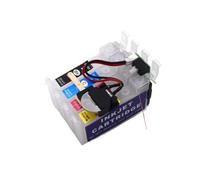 PZPSEQGM Cartouche d'encre avec Puce Arc, Compatible avec - Pro WF-3725DWF WF-3720DWF WF-3725 WF-3720 Europe T3471 34XL Ciss
