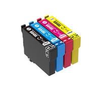 PZPSEQGM Cartouche d'encre Compatible 604XL T604XL T604, 4 Paquets de Fournitures d'imprimante compatibles avec XP-2200 2205 3200 3205 4200 4205 WF-2910 2935 2930 2950DWF(1 Set 4PCS)