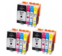 PZPSEQGM Cartouche d'encre Compatible avec 934xl 935xl 934 935 XL Fits OfficeJet Pro 6812 6830 6815 6835 6230 6820 Imprimante(3set 12pcs)