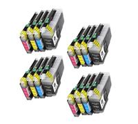 PZPSEQGM Cartouche d'encre Compatible avec DCP J1200DW J1200dw DCP J1200 424 LC424BK(LC424-4set)