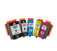 PZPSEQGM Cartouche d'encre Compatible avec imprimante Photo Compatible avec Les spécifications de données E202 XL T202XL Compatible avec l'expression E Photo XP-6000 XP-6005 XP-6001 XP-6100