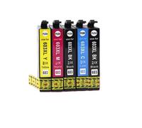 PZPSEQGM Cartouche d'encre Compatible avec imprimantes 603xl T603 T603XL E603XL Compatible avec Les séries XP et Les séries WF(2BK-1C-1Y-1M)