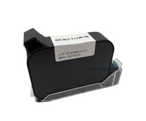 PZPSEQGM Cartouche d'encre T1730 + M, 12.7mm, Premier solvant écologique, séchage Rapide, Compatible avec Plastique, métal, Bois, Papier, imprimante Portable(1 Red)