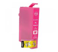 PZPSEQGM Cartouches d'encre 34xl T3471 T3472 T3473 T3474 Compatible avec Certains modèles Workforce Pro WF-3720 WF-3725 WF-3720DWF WF-3725DWF(M 1PC)