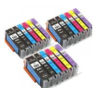PZPSEQGM Cartouches d'encre ASW 6PK Compatible avec PGI 580 PGBK CLI 581 BK C M Y PBK XL Compatible avec TS8150 TS8151 TS8152 TS9150 TS9155(4set 24PK)