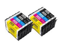 PZPSEQGM Cartouches d'encre compatibles T502 502 502XL, 4 Paquets, Compatible avec Workforce Pro WF3820DWF WF3825DWF WF4820DWF WF4825DWF WF4830, Fournitures d'imprimante(10PCS)