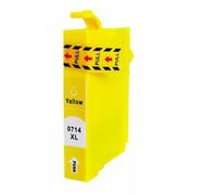 PZPSEQGM Cartouches d'encre T0711 T0712 T0713 T0714 T0715 Compatible avec Une Utilisation avec Stylus DX4000 DX4050 DX4400 DX5000 DX4450 DX5050 DX6000 DX6050 SX110 SX215(Y 1PC)