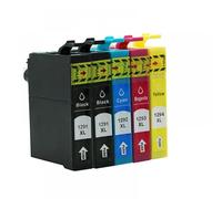 PZPSEQGM Cartouches d'encre T1295 T1291 T1292 T1293 T1294 Compatible avec Une Utilisation avec SX235W SX420W SX435W SX438W SX525WD SX535WD WF3520 WF3540(1SET(5PC))