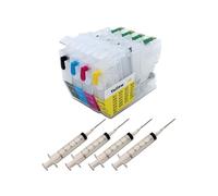 PZPSEQGM CARTRIDE REFOLLIQUE REFILLLE Compatible LC3017 LC3019 Compatible avec MFC-J5330DW MFC-J6530DW MFC-J6730DW MFC-J6930DW J5330 J6530 J6730 J6930 Imprimeurs(with Metal Needle)