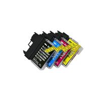 PZPSEQGM Datasonic Ink Cartridge for Use with DCP-J140W DCP-J145C DCP-J165C DCP-J185C DCP-J195C DCP-J197C Models for LC38 LC11 LC61 LC63 LC65 LC67 LC980 LC110(1SET)