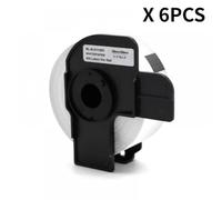 PZPSEQGM DK11201 Étiquettes Thermiques 29 mm x 90 mm 400pcs compatibles avec Les imprimantes QL Étiquettes de Coupe DK-11201 DK 11201(6 Rolls)
