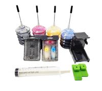 PZPSEQGM Einkshop Refipillable Encre Cartouche Compatible avec 65 65xl Compatible avec Deskjet 3720 3722 3723 3732 3752 3755 3730 3758 IMPRIMES(Cartridge Ink)