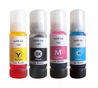 PZPSEQGM Encre de Colorant de Recharge Compatible avec 102 105 106 Compatible avec ET-2700 ET-2750 ET-3700 ET-3750 ET-4750 ET-7750(4pcs)