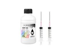 PZPSEQGM Encre de Pigment 250 ML Compatible avec PFI-206 6 Couleur 6400SE 6400 6400SE Encre d'imprimante(BK)